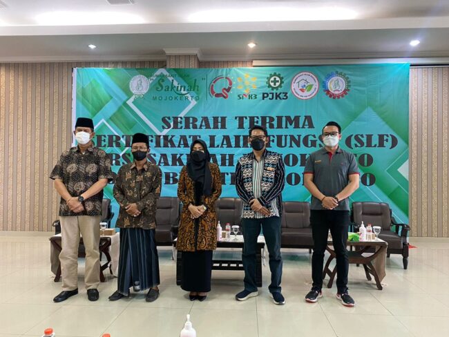 Penyerahan Dokumen SLF – Rumah Sakit Islam Sakinah Mojokerto
