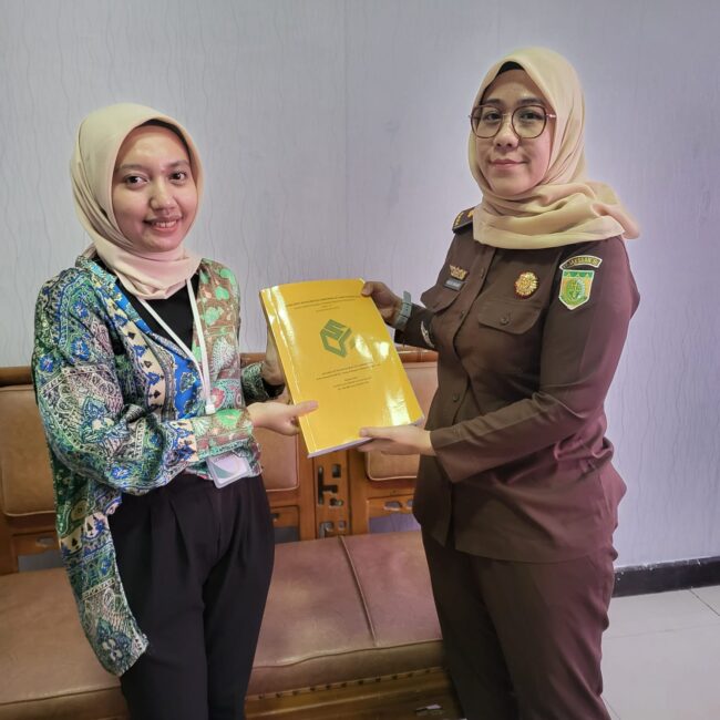 Serah Terima SLF Bangunan Gedung Gudang Barang Bukti Kejaksaan Kab. Mojokerto